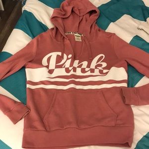comfy pink sweatshirt